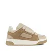 Hogan Brown Platform Lace Up Sneakers In Beige