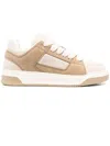 Hogan Men's Leather Sneakers, Durable Material In Beige
