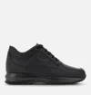Hogan Interactive Model Sneakers With Rubber Sole And Premium Leather In Black