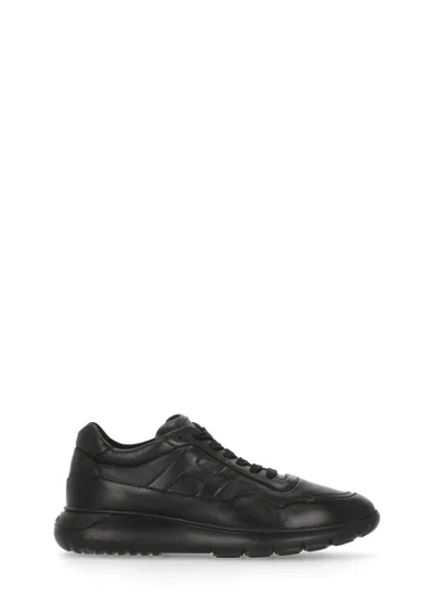 Hogan Hyperlight Logo-detail Sneakers In Black