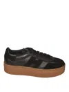Hogan H681 Side H Patch Sneakers In Black