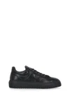 Hogan Leather H-stripes Tread Sneakers In Black