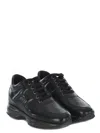 Hogan Interactive Sneakers With Toggled Tongue And Side H Logo In Black