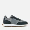 Hogan Men's H601 Leather Sneakers In Blue