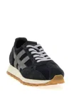 Hogan Low-top Sneakers Round Toeline In Blue