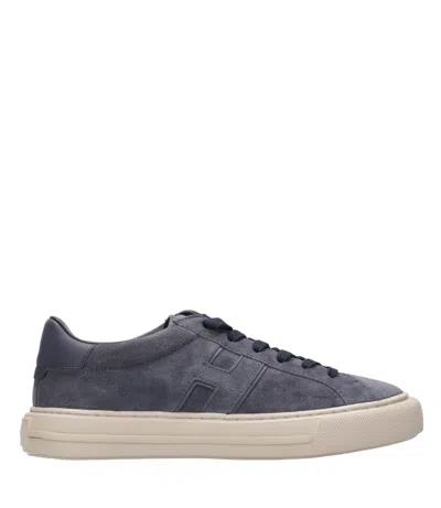 Hogan Blue Lace-up Sneakers