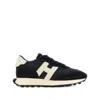 Hogan H601 Logo-detail Sneakers In Black