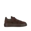 Hogan Brown Suede Sneakers With Padded Collar In Brown