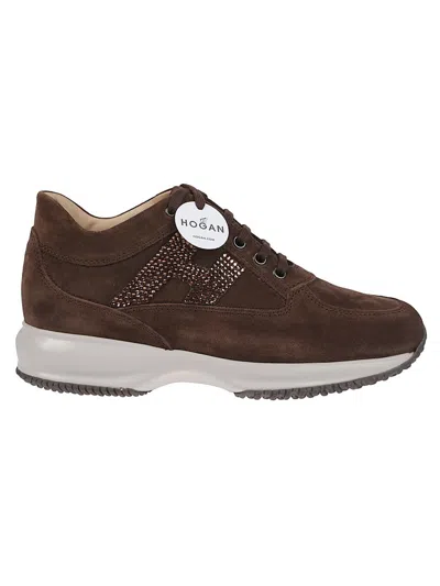 Hogan Sneakers In Brown