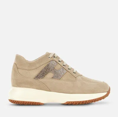 Hogan Sneakers In Brown