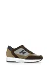 Hogan Interactive Low-top Sneakers In Brown