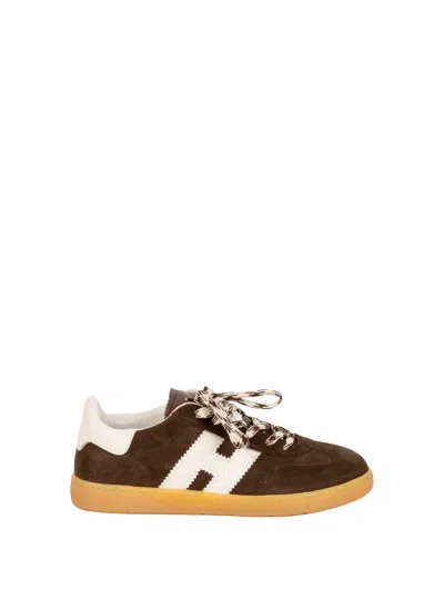 Hogan Sneakers In Brown