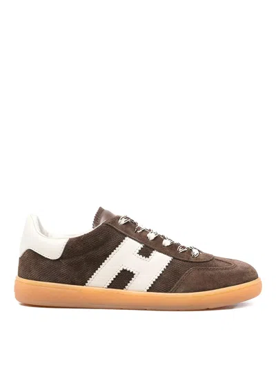 Hogan Sneakers In Brown