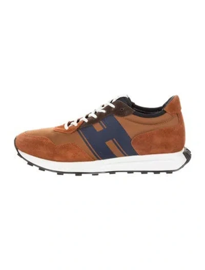 Pre-owned Hogan Sneakers In Brown