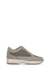 Hogan Interactive Panelled Sneakers In Brown