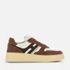 Hogan Sneakers H630 Brown In Leather In Brown