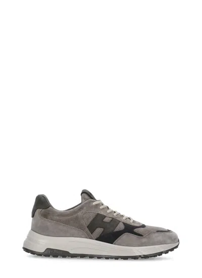 Hogan Sneakers In Tortora/grigio Scuro