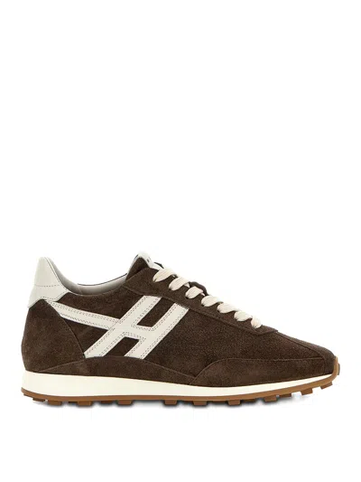 Hogan Sneakers In Brown