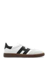 Hogan Sculpted Sneakers With Contrasting Accents In White