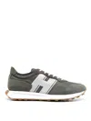 Hogan H601 Suede Sneakers In Green
