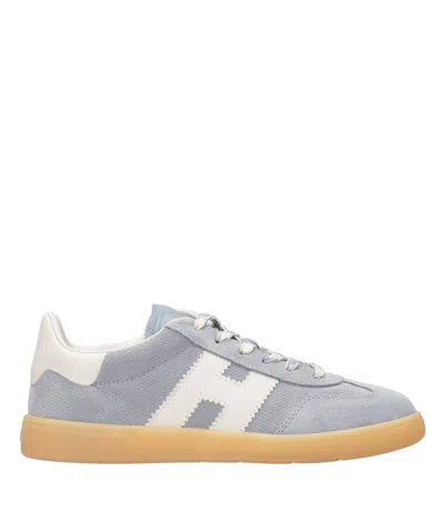 Hogan Cool Lace-up Sneakers In Calfskin In Purple