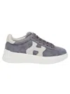 Hogan Rebel Sneakers In Two-tone Suede In Multi