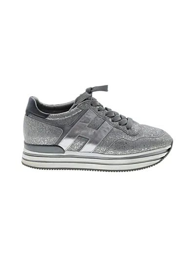 Pre-owned Hogan Sneakers In Gray
