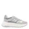 Hogan Low Top Sneakers With Suede And Leather In Grey
