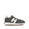 Hogan "h601" Sneakers Featuring H-shaped Studs In Grey