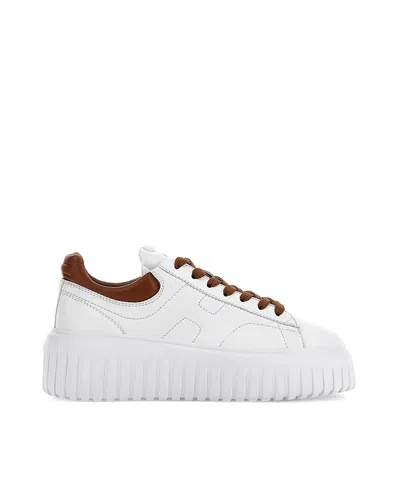 HOGAN H-STRIPES WHITE SNEAKERS