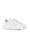Hogan Sneakers H Stripes Bianca E Argento