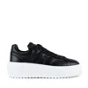 Hogan Sneakers H-stripes Black In Black