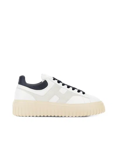 HOGAN SNEAKERS H-STRIPES BLUE/WHITE