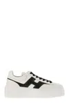 Hogan Nappa Leather Sneakers With Extralight Eva Sole In White