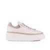 Hogan H659 Platform Sneakers With Leather Upper In Multi