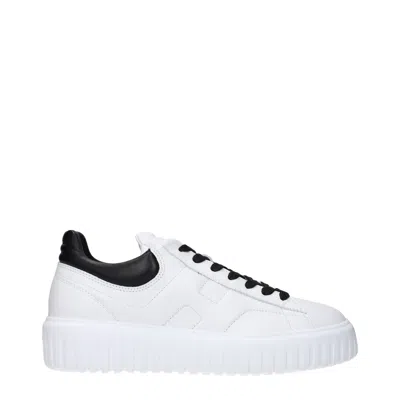 HOGAN HOGAN SNEAKERS H STRIPES UOMO PELLE BIANCO/NERO