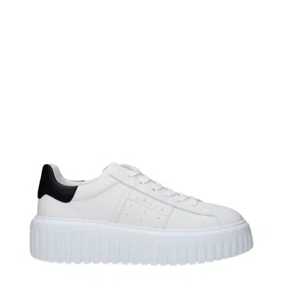 Hogan H Stripes White Nappa Sneakers