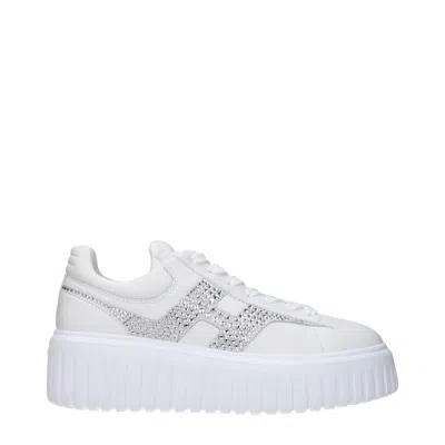 Hogan Sneakers H-stripes Women Skin White