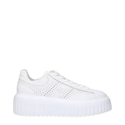 HOGAN HOGAN SNEAKERS H-STRIPES DONNA PELLE BIANCO