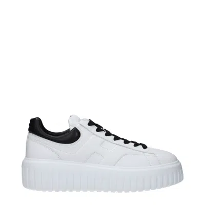 HOGAN HOGAN SNEAKERS H-STRIPES DONNA PELLE BIANCO/NERO