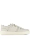 Hogan Sneakers H-tv In Beige Leather In Beige