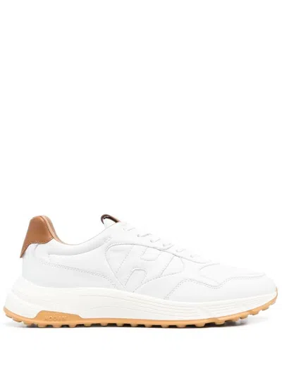 Hogan Hyperlight Leather Trainers In White