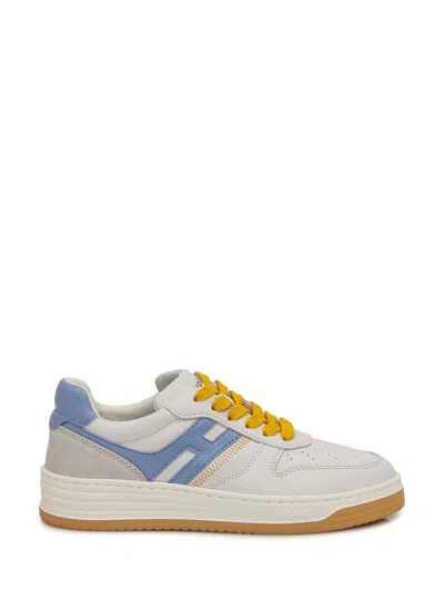Hogan H630 Low-top Sneakers In Avorio Celeste