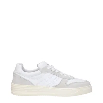 HOGAN HOGAN SNEAKERS H630 UOMO PELLE BIANCO/GRIGIO CHIARO