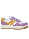 Hogan Panelled-design Leather Sneakers In Multi