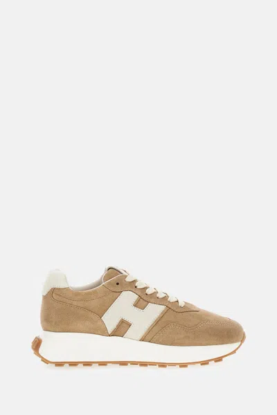 Hogan Sneakers H641 Allacciato In Nude