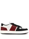Hogan Round Toe Rubber Sole Sneakers In White