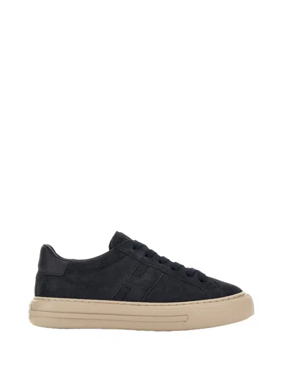 Hogan H691 Side H Patch Sneakers In Black