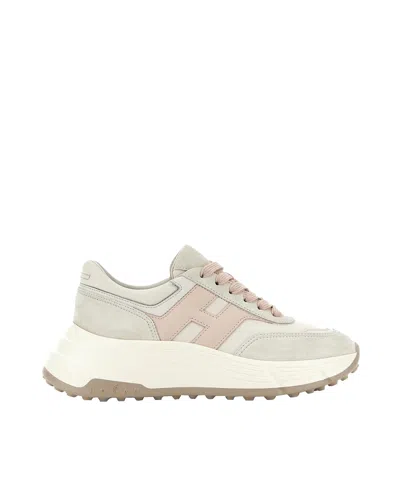 HOGAN HI-FI SNEAKERS IVORY PINK