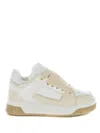 Hogan White Calf Leather Panelled Sneakers